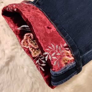 Jag Jeans Carter Girlfriend Velvet Ankle Jeans Size 16